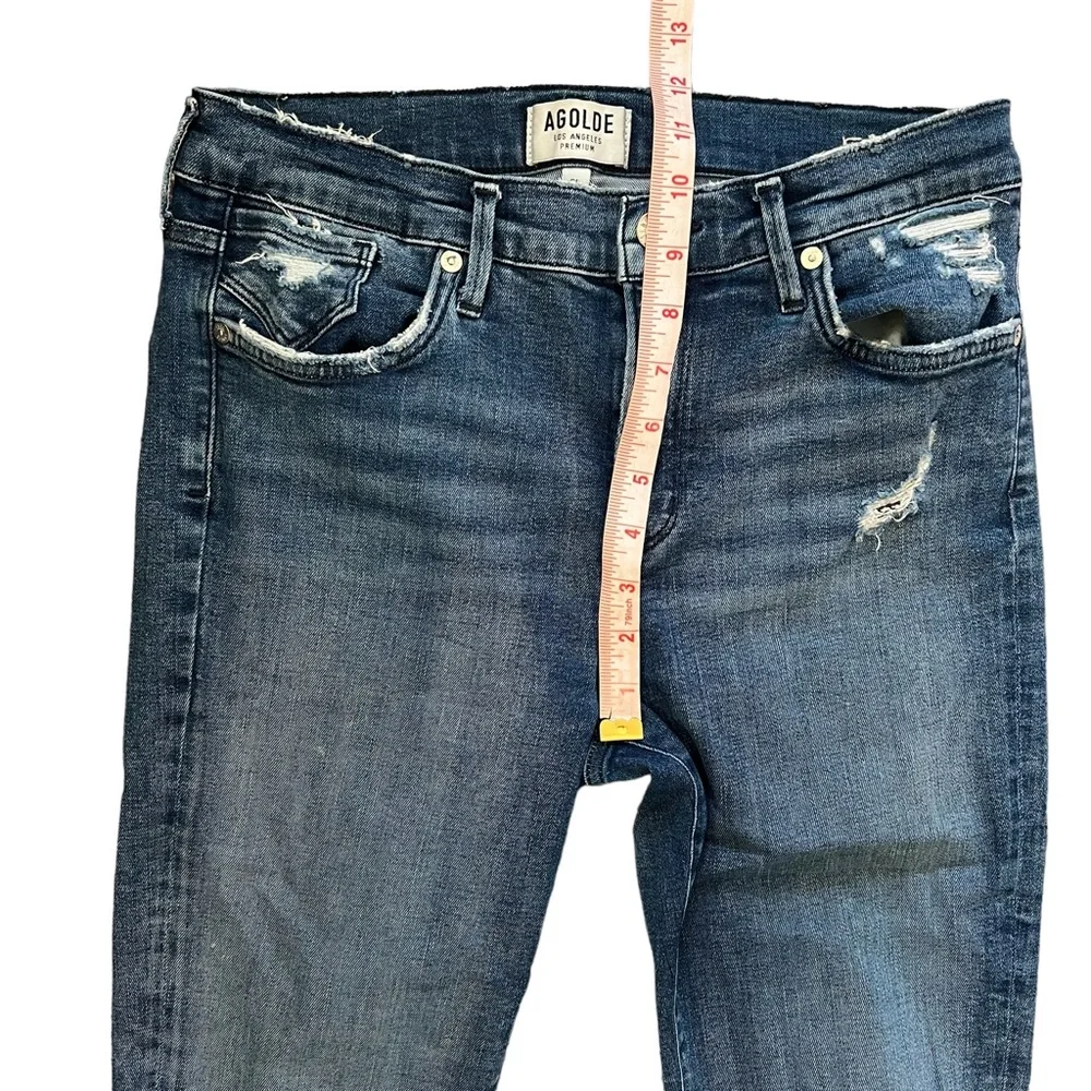Agolde Sophie High Waist Distressed Jeans Sz 29